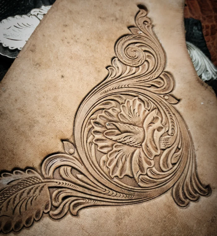 

Арабеск узор уголок цветок кожаное тиснение инструменты для работы кожи резьба штампы ремесло с инструментами для резьбы по коже