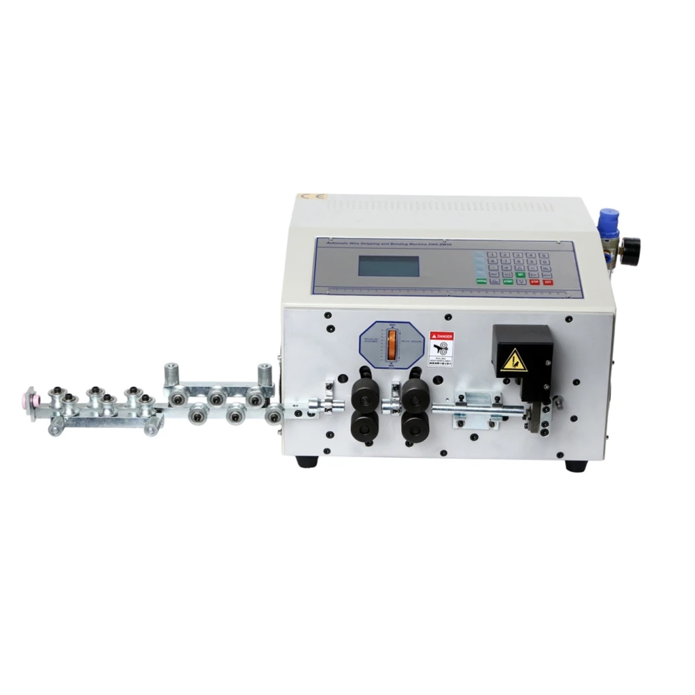 SWT508-ZW16 Updated 4 Rollers Computer Automatic Wire Stripping And Bending Machine For Angle Bender Customized Bending Type