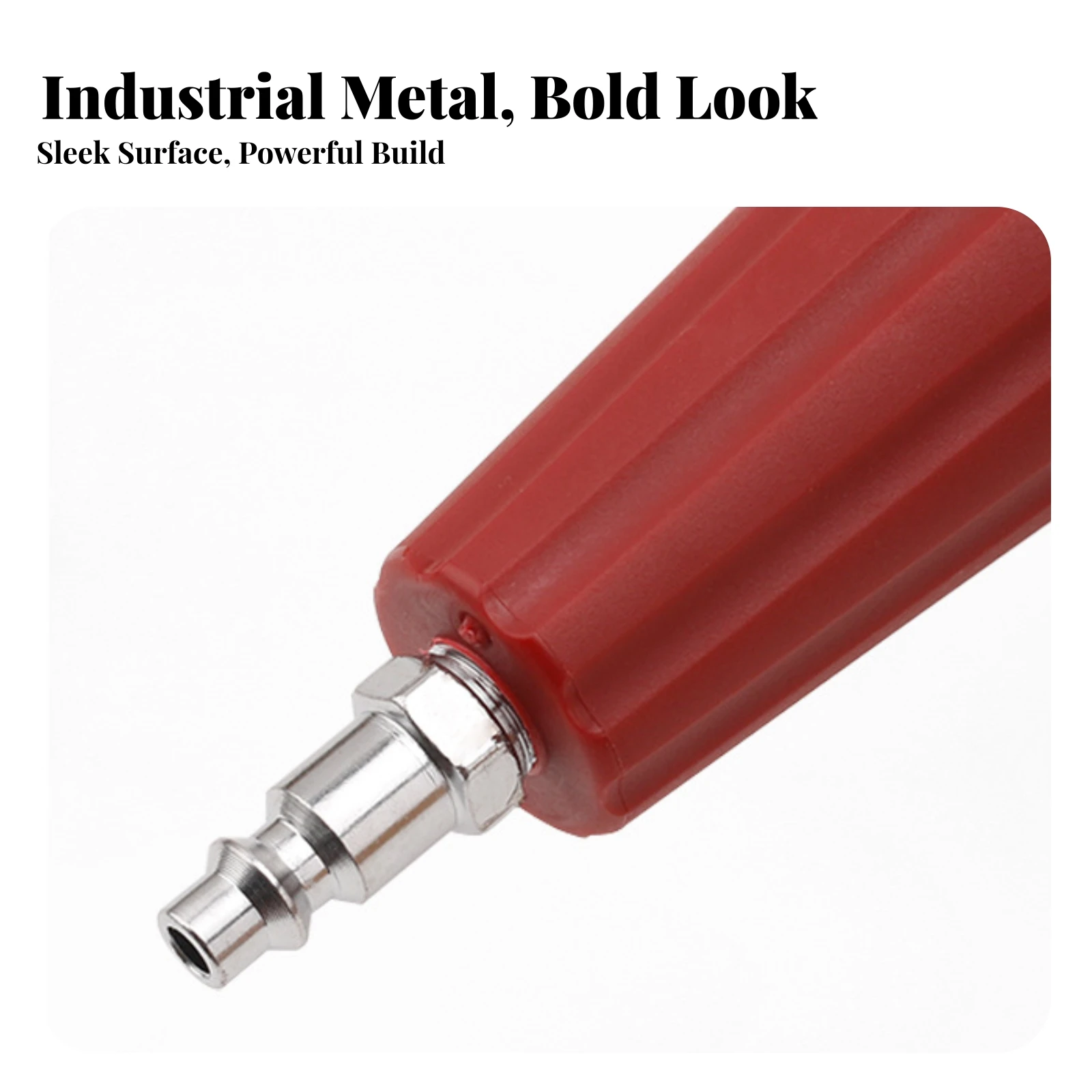 Pneumatic CV Boot Expander Tool Quick Connect Pneumatic Cv Joint Boot Expander Garage Equipment Red and Silver
