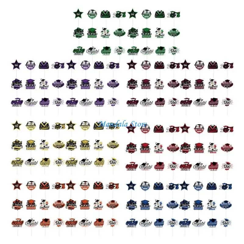 

U2JC Cake Toppers Decorative Appetizer Picks Cake Decors Perfect for Festival