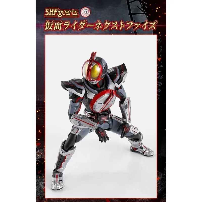 Bandai Genuine S.H.Figuarts Masked Rider Faiz Next Faiz Anime Figure Action Toys for Boys Girls Christmas Gift Collectible Model