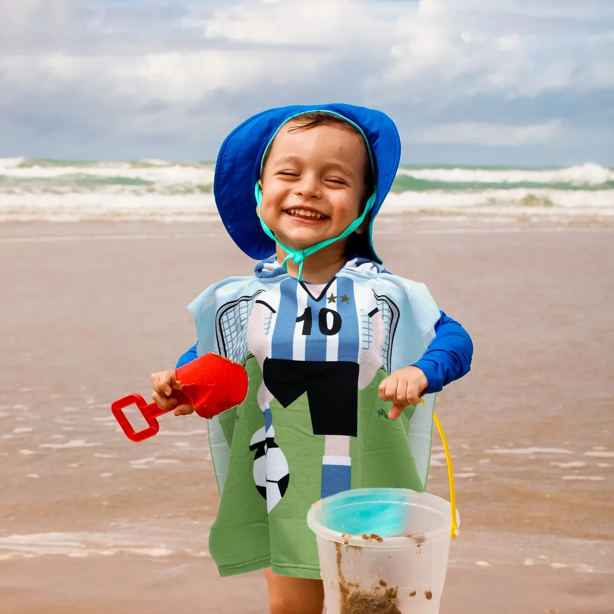 

Children Bath Towel Cape Kids Soft Comfy Water Absorption Quick Friendly Colors Pattern Home Swimming