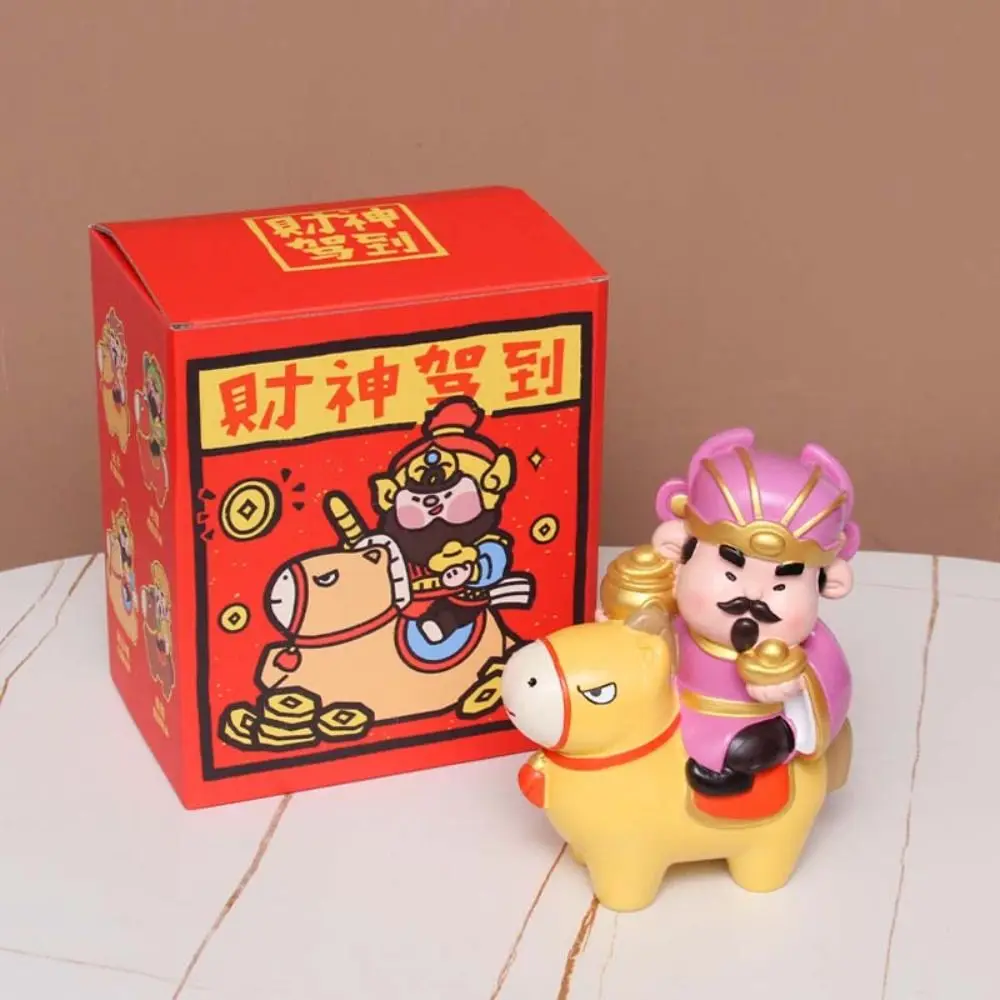 الراتنج 2026 الحصان سنة التماثيل سنة الحصان النمط الصيني إله الثروة تمثال الزخرفية زودياك الحصان التميمة #4