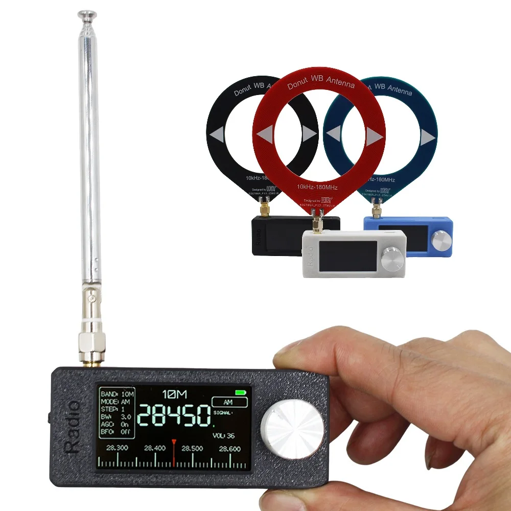 

Mini Radio SI4732 0.5-108MHz LSB USB AM FM Full Band Radio Receiver Portable Pocket Radios with Typc-C Charging Headphone Jack