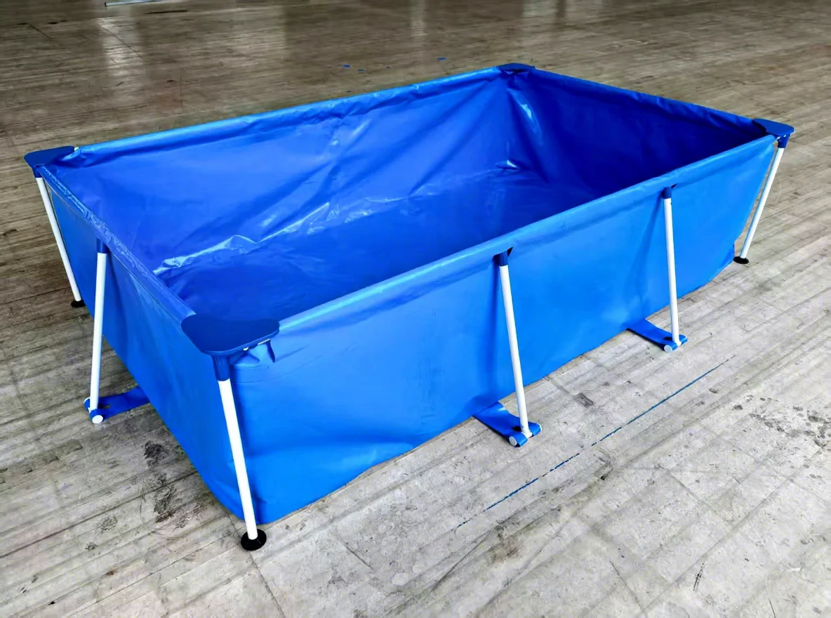 2026 Customized Large Rectangular Steel Frame Above Ground Swimming Pool For Adults For Outdoor Backyard And Garden With UV Resi
