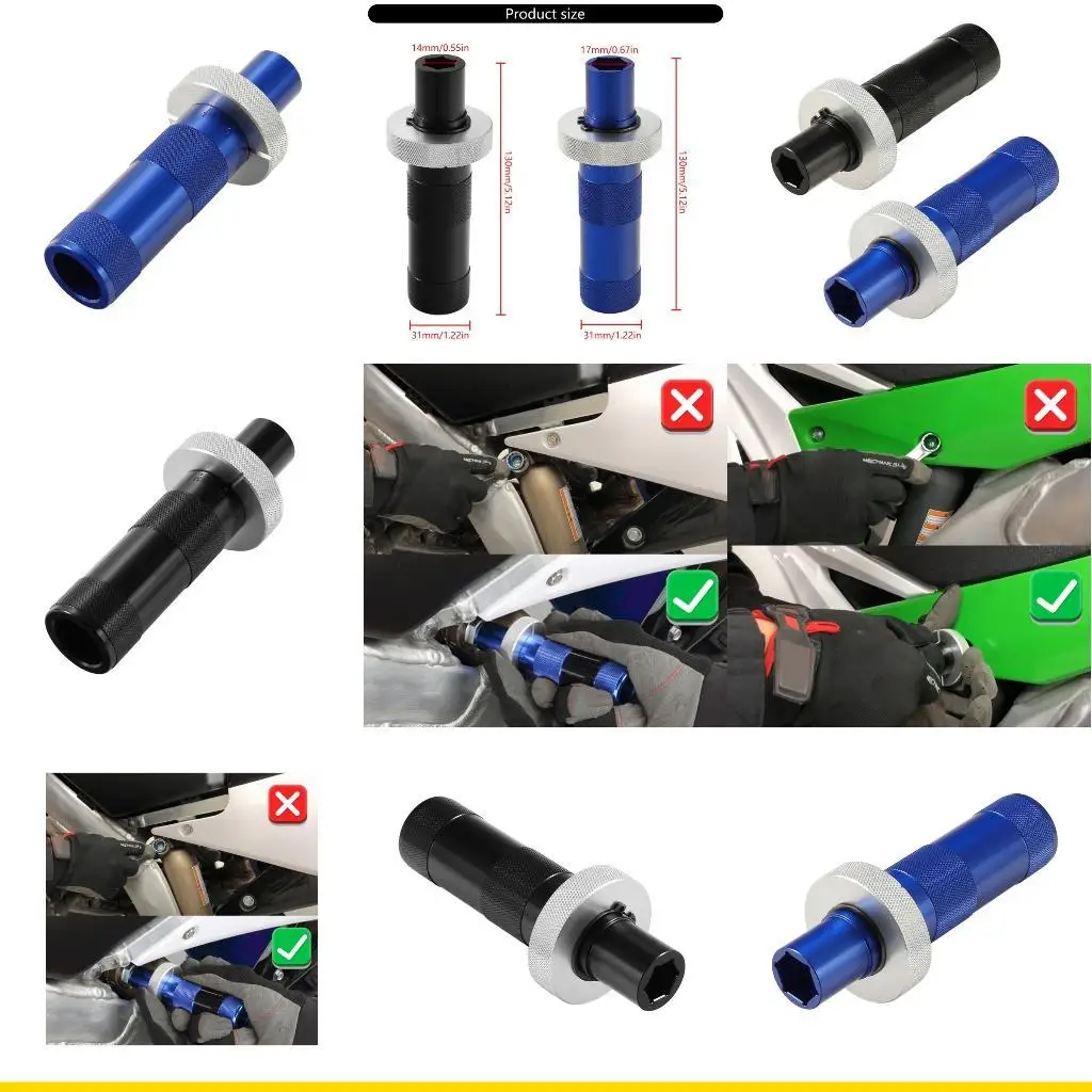 

Инструмент регулировки задней подвески SZCH для большинства мотоцикл 14 мм/17 мм шоковой шок с высоким Comp Алюминиевый адъюнкт