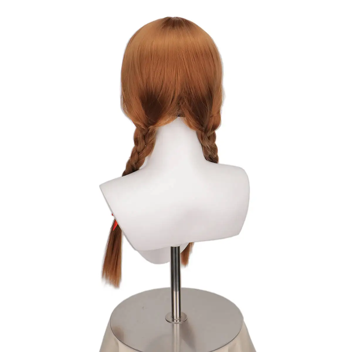 Doll Annabelle Cosplay Wig Long Brown Braided Heat Resistant Synthetic Hair Role Play Wigs view 4