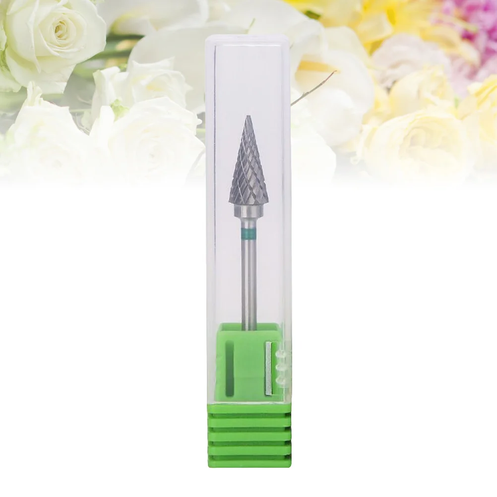 Głowica szlifierska z węglika wolframu, mały okrągły wiertło, narzędzie do zdobienia paznokci, akcesoria do polerowania, modelowania, usuwania martwego naskórka.