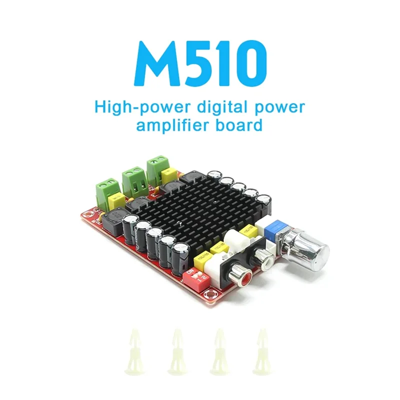 【PROMOTION】XH-M510 TDA7498 2X100w High-Power Digital Power Amplifier Board DC 14-34V Car Amp Module