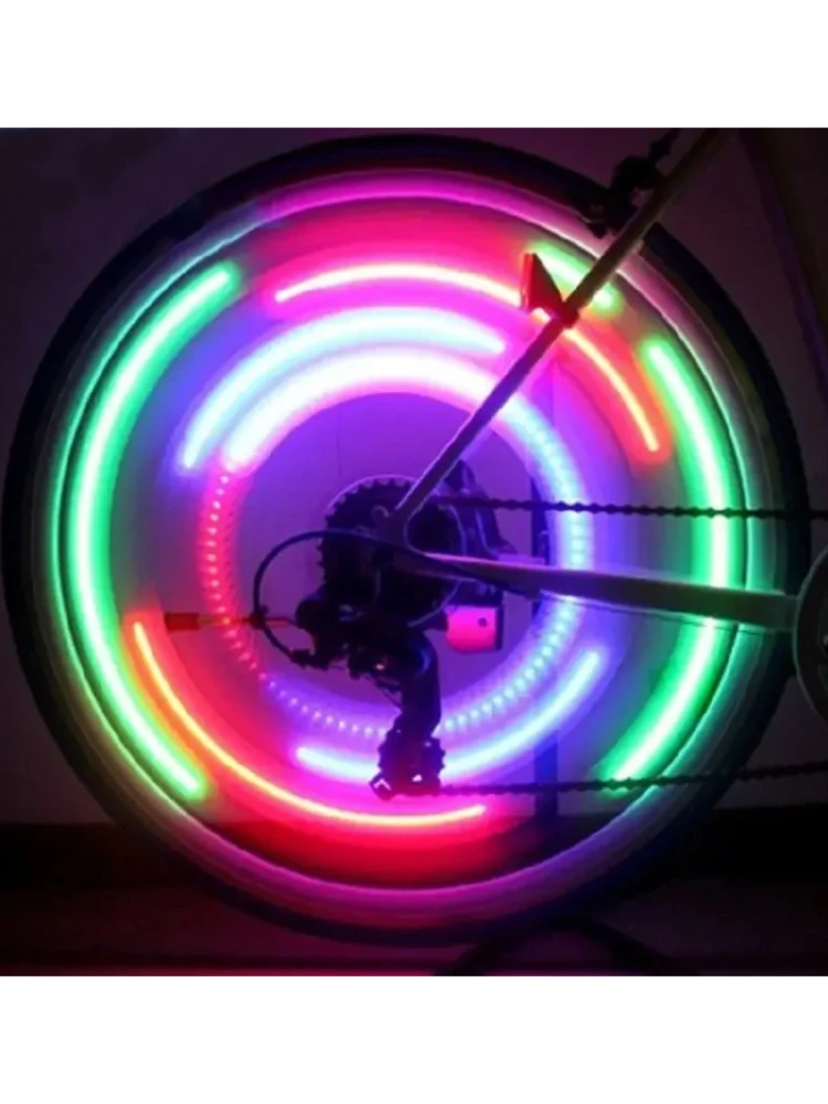 AliExpress Waterproof Bicycle Wheel Spoke Light - 3 Modes for Safety and Visibility - Easy Installation - Ideal for Mountain and Road Bikes