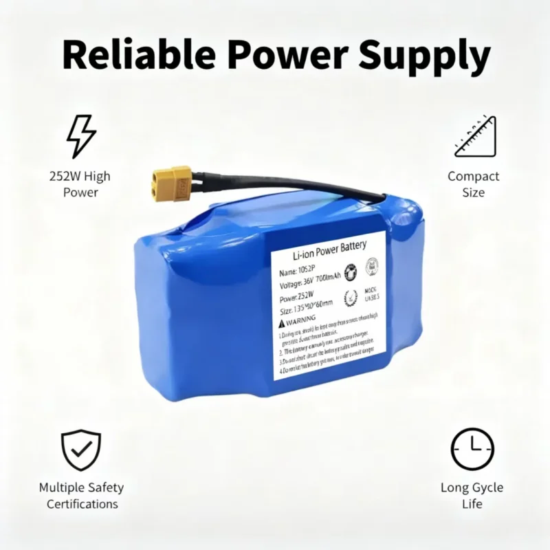 High Density 36V 10S2P 18650 Recharge Battery Safe Protection Board Fit Sagittarius Two Wheel Smart Balance Scooter
