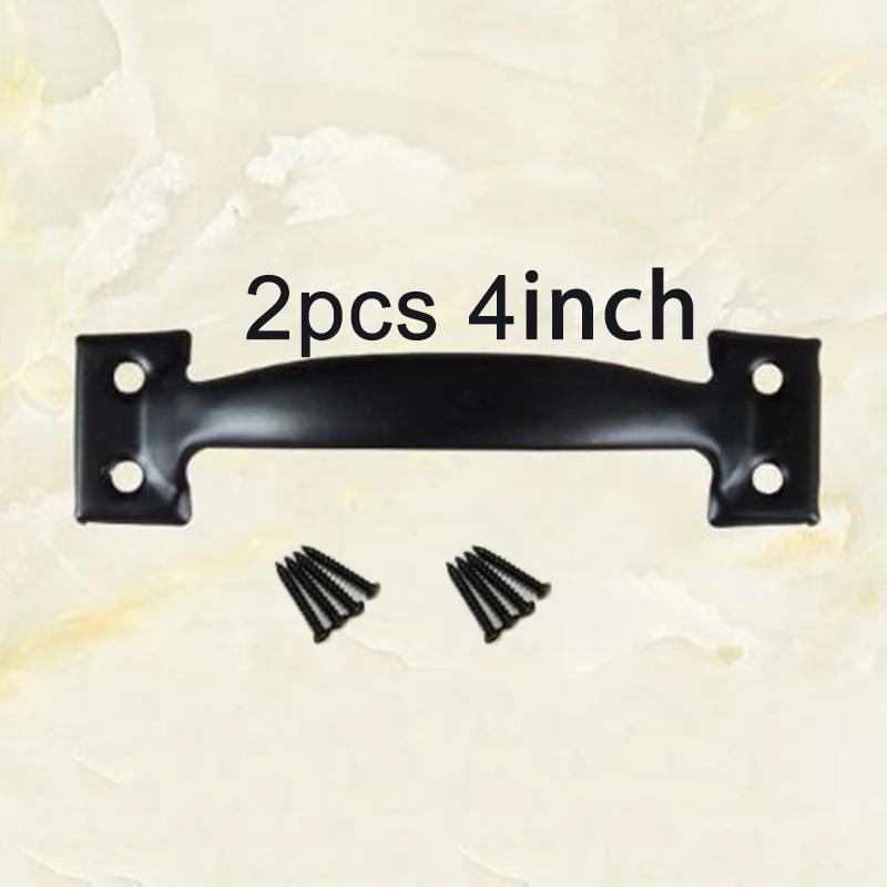 2 X Stainless Steel Sliding Barn Door Handle Flush Pull Wood Door Gate Hardware