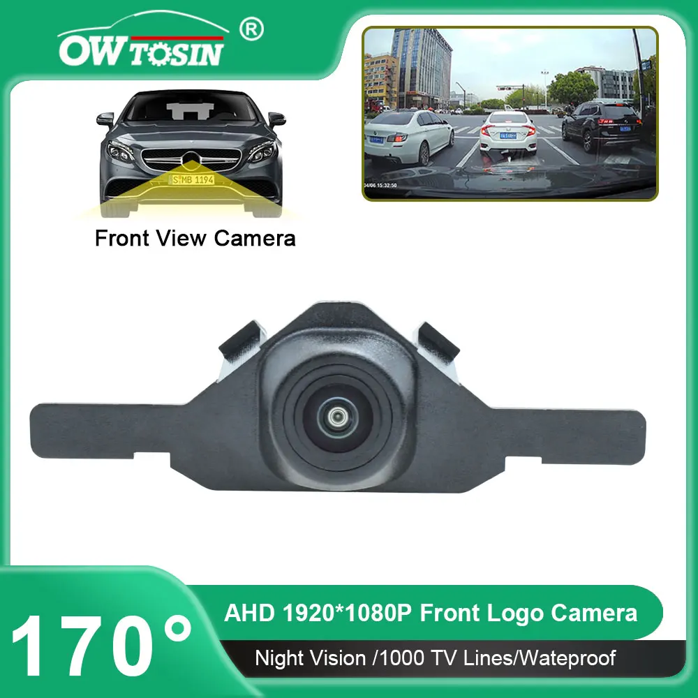 AHD 1080P Fisheye Vehicle Car Camera For Toyota Corolla Cross XG10 2020 2021 2022 2023 Front Logo View Camera