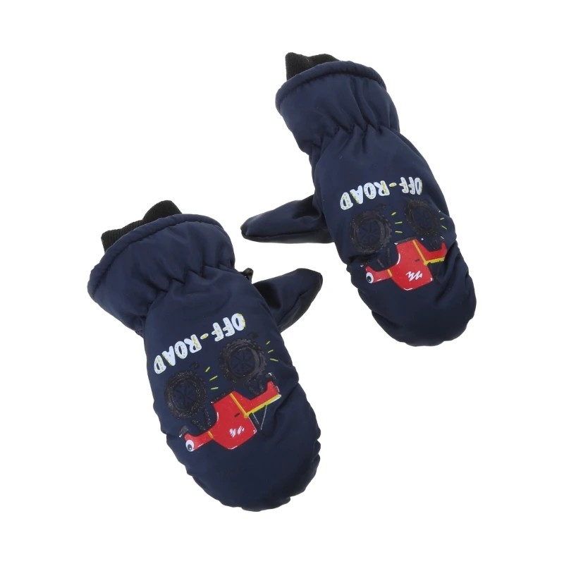 Kinder Snowboard Handschuhe Winter Warme Wasserdichte Handschuhe Outdoor Radfahren Handschuhe D5QA