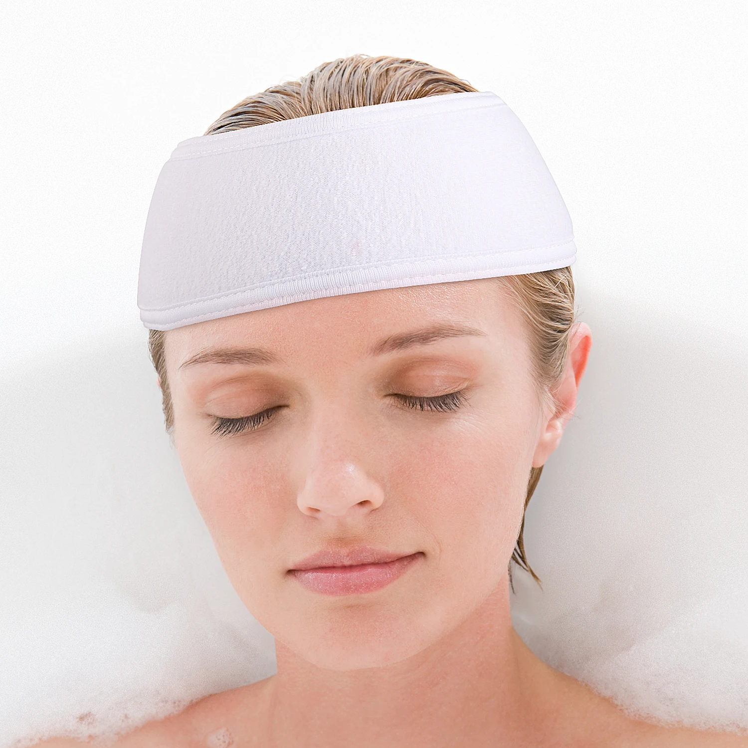 Adjustable Wide Hairband Yoga Spa Bath Shower Makeup Wash Face Cosmetic Headband For Women Ladies  Make Up Accessories image 4