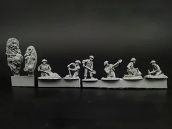 1/72 Scaleresin Figure Model Toys kits UK Engineering Scenario Unassembled Unpainted Free Shipping