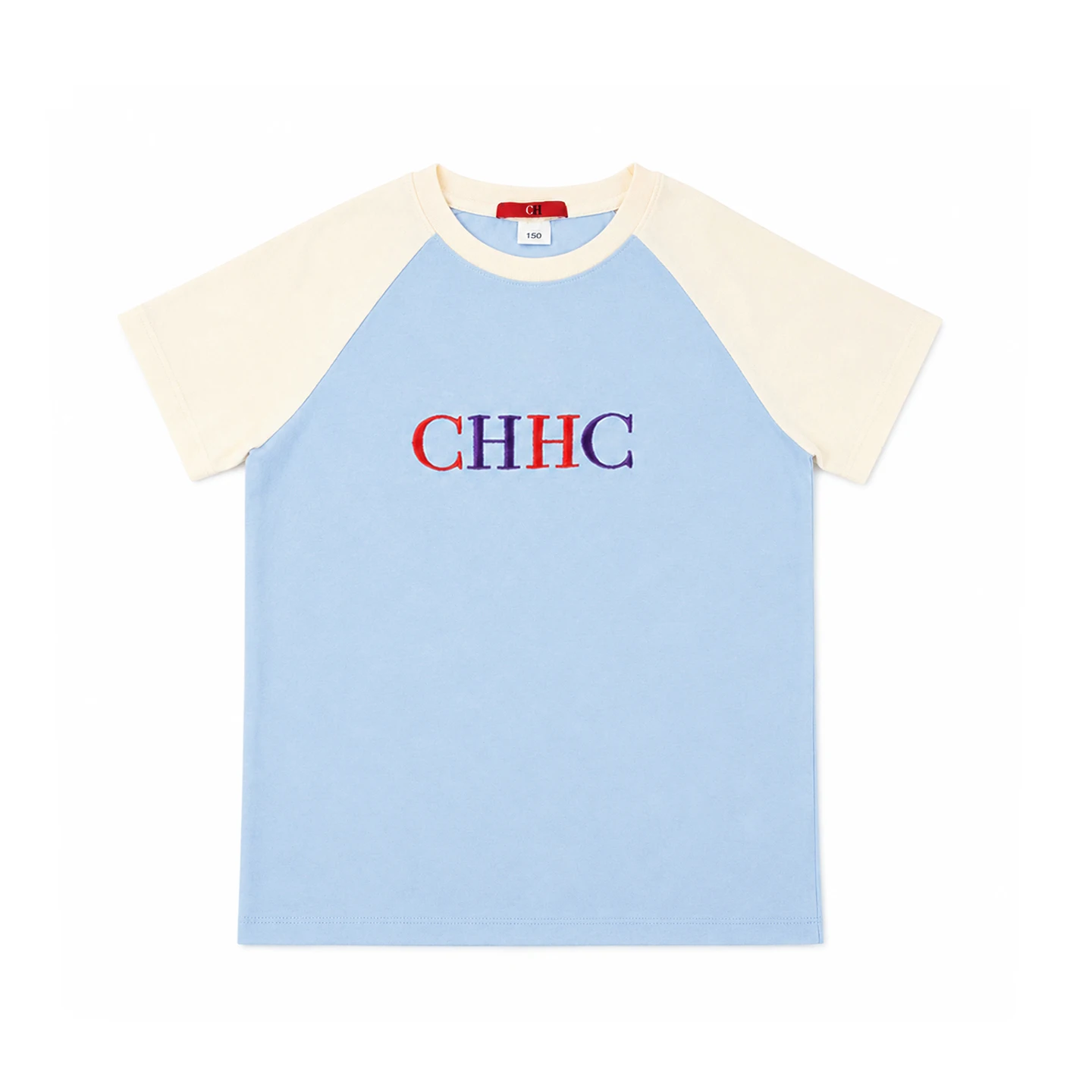 CH Jungen Raglan T-Shirt Kurzarm Buchstabendruck Farbblock Rundhals Lässiges Sommer-T-Shirt Kinder Oberteile – Detail 12