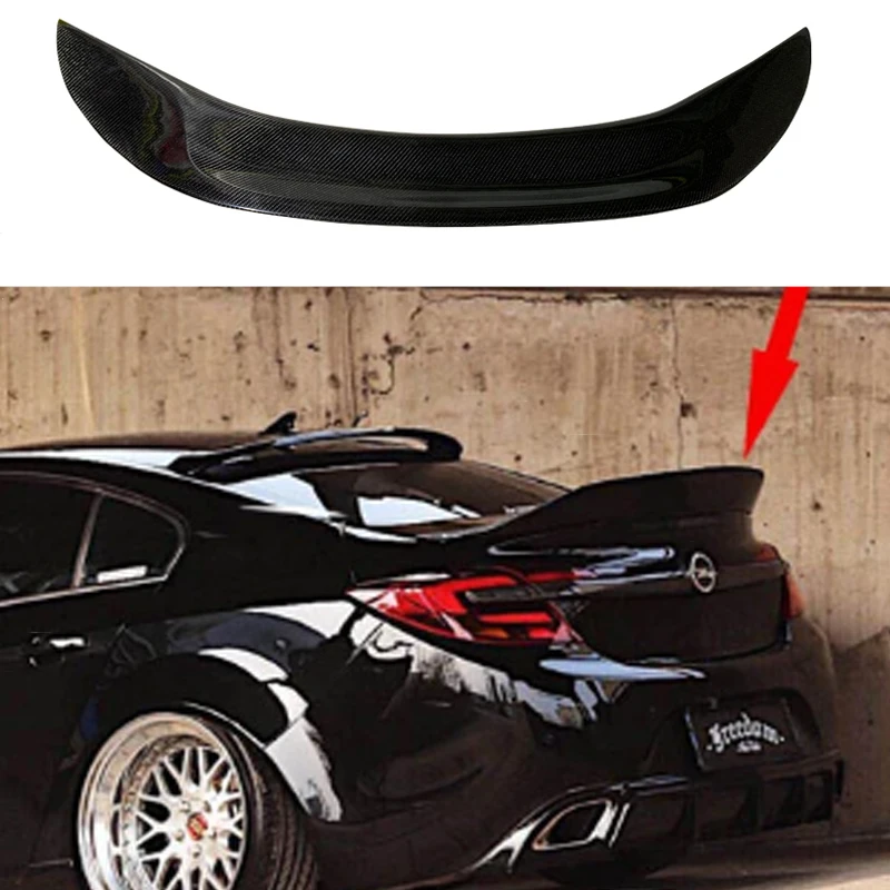 

Apply Buick Regal Opel Year Vauxhall 2009-2013 Modified True Carbon Fiber Rear Spoiler True Wing Spoiler Trunk Trim