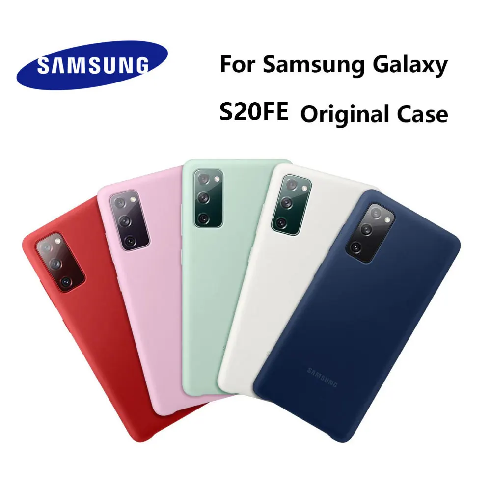 Oryginalne etui do Samsung Galaxy S20 FE Wysokiej jakości miękkie silikonowe etui S20FE Protector Shell & Box