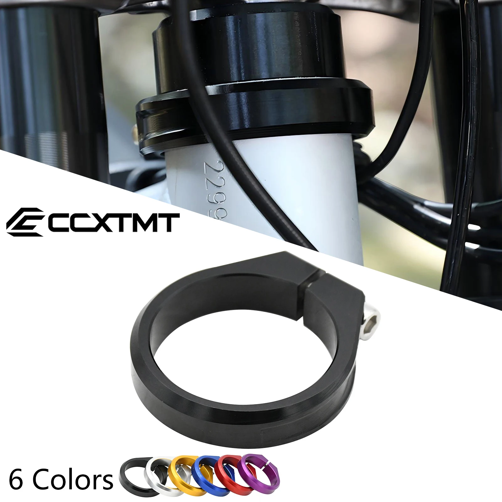 

Electric Motorcycle CNC Steering Column Aluminium Pipe Clamp Reinforced Riser Clamps For Sur-Ron Surron Sur Ron light bee X & S