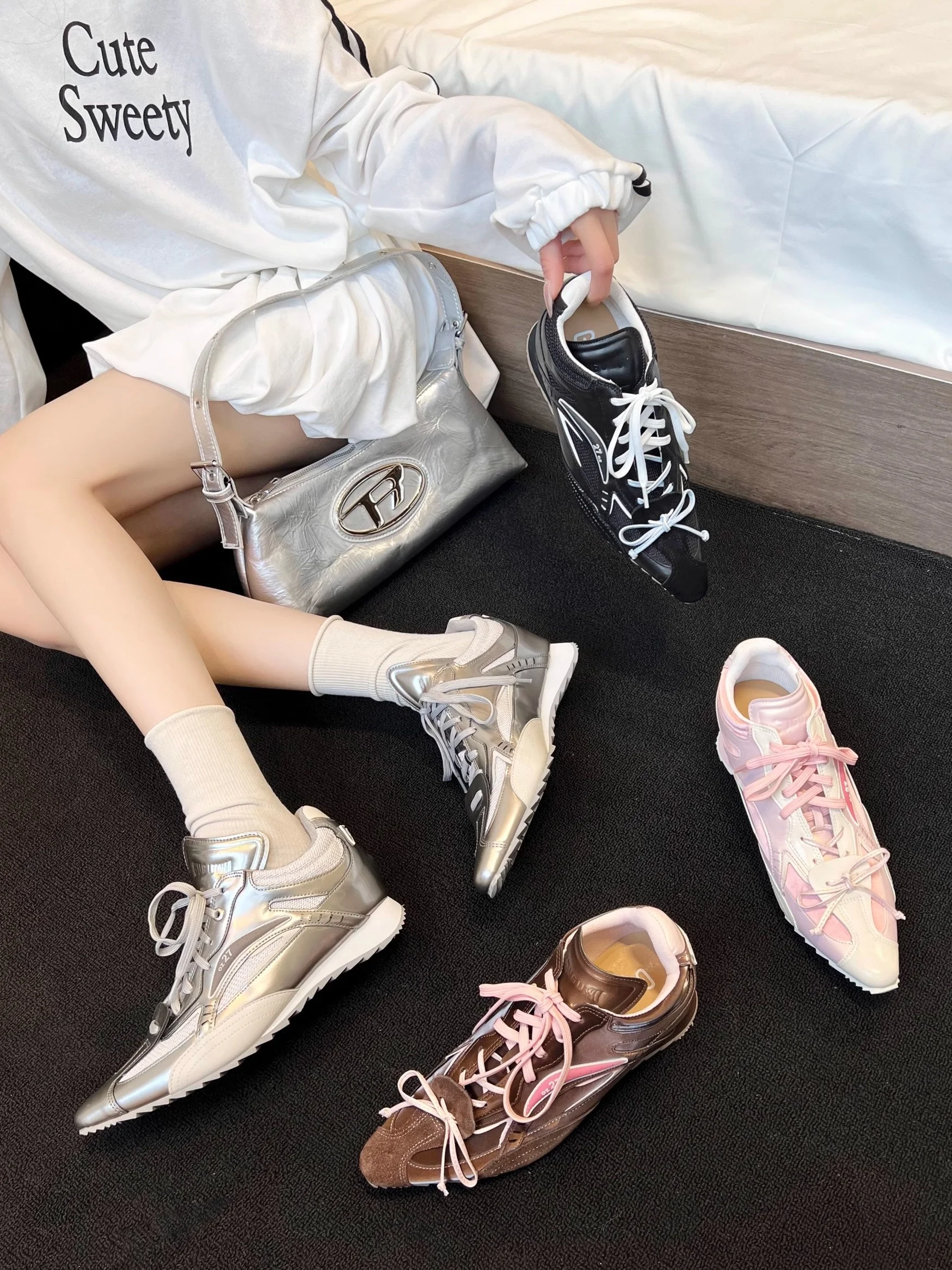 

Angel's Fighting arp Toe Boxing oes Summer 2025 New Sport Casual oes Women Versatile Thi Bot Heightening De Xin oes