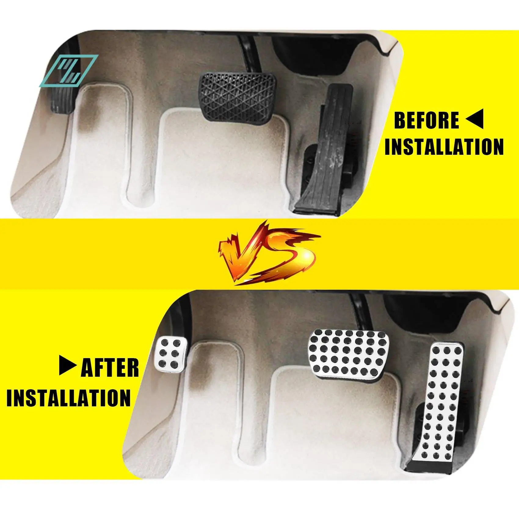 A27F-автомобильные аксессуары для Mercedes Benz C E S Glk Slk Cls Sl-Class W203 W204 W211 W212W210 Amg, накладка на подножку тормоза акселератора