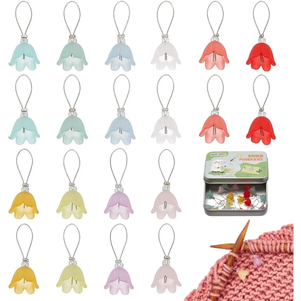 20 Pcs Flower Stitc… - image