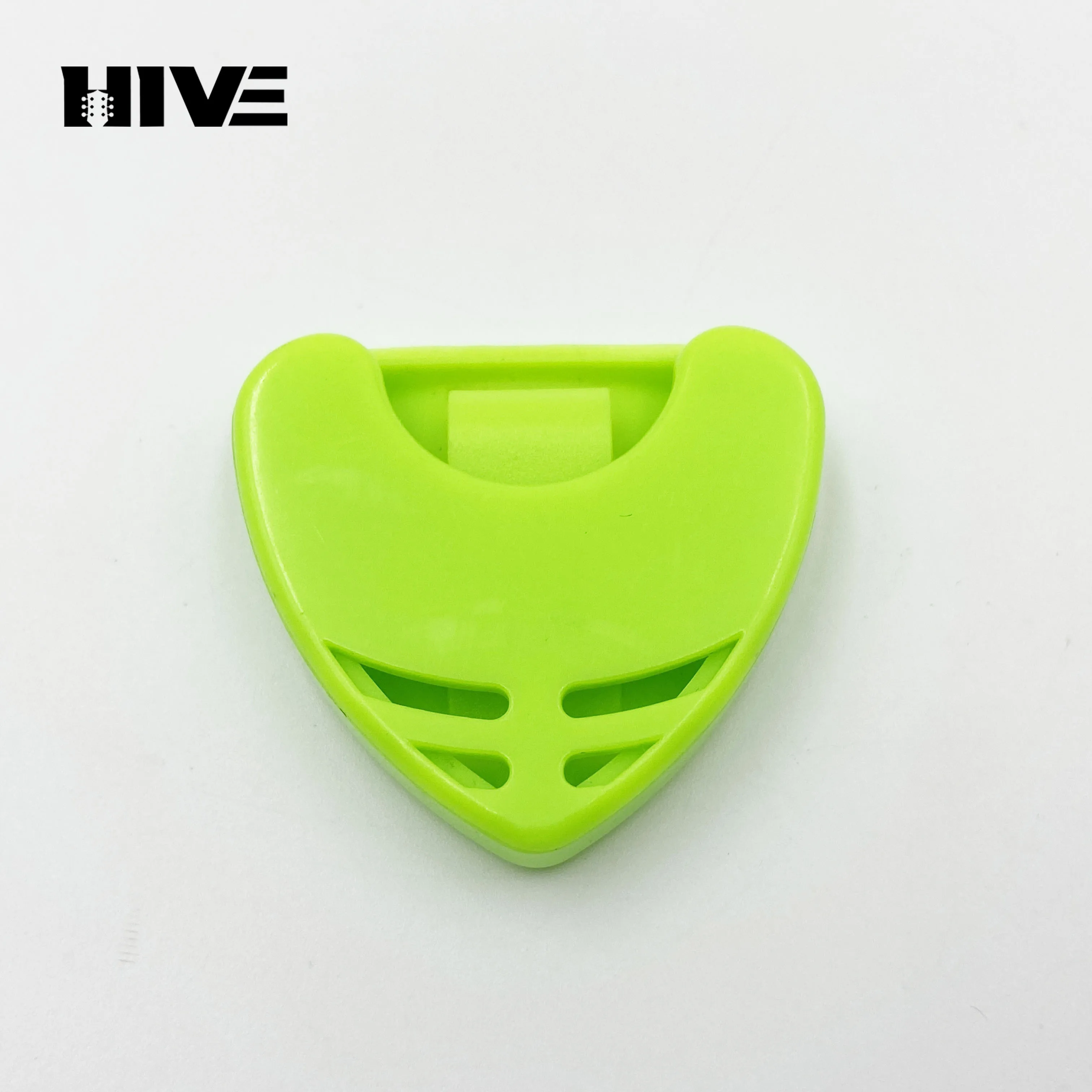 Color Guitar Pick Box Heart-Shaped Pick Holder large Triangular Guitar Pick Box Guitar Accessories