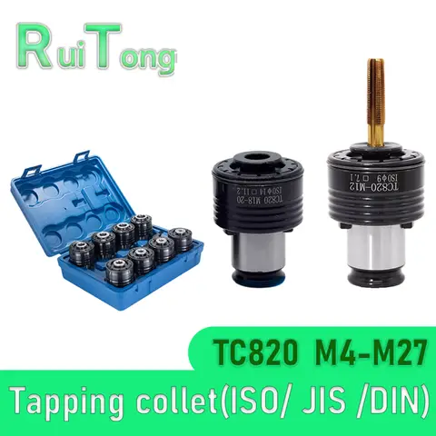 TC820 tapping chuck collet matched with MT2 MT3 MT4 SK40 HSK63 BT30 BT40 BT50 NT30 NT40 tapping tool holder bracket tool collet