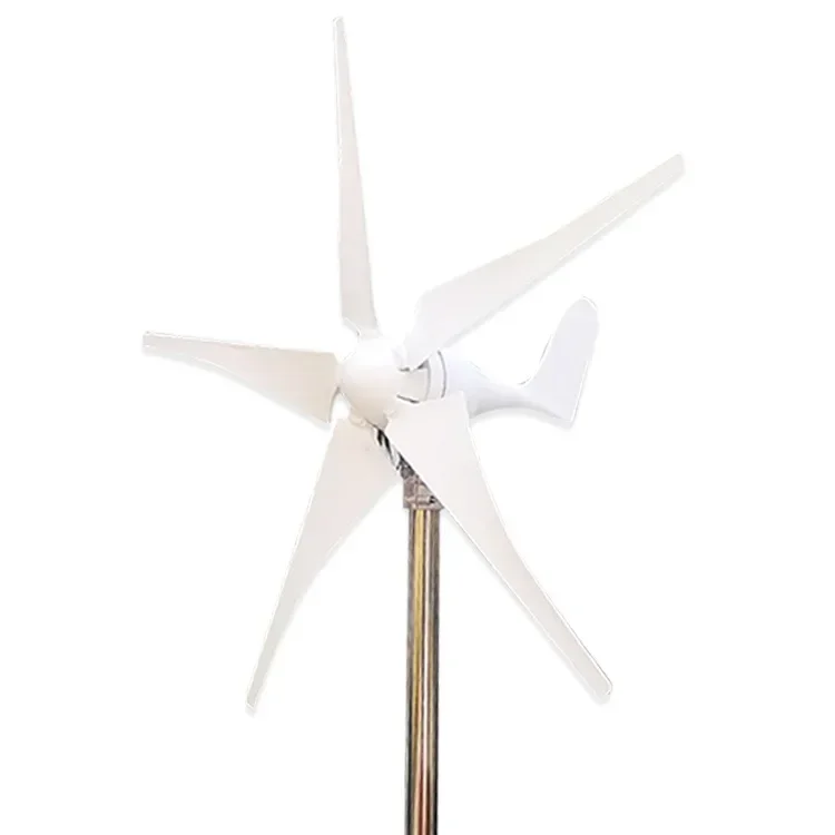 S-type street lamp household 200W horizontal axis small wind turbine three-leaf five-leaf breeze start