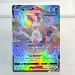 PKM Holographic Flash Proxy Cards Celebi Sylveon Vmax Calyrex Leafeon Charizard PTCG PROXY Card The Best Gift for Collectors