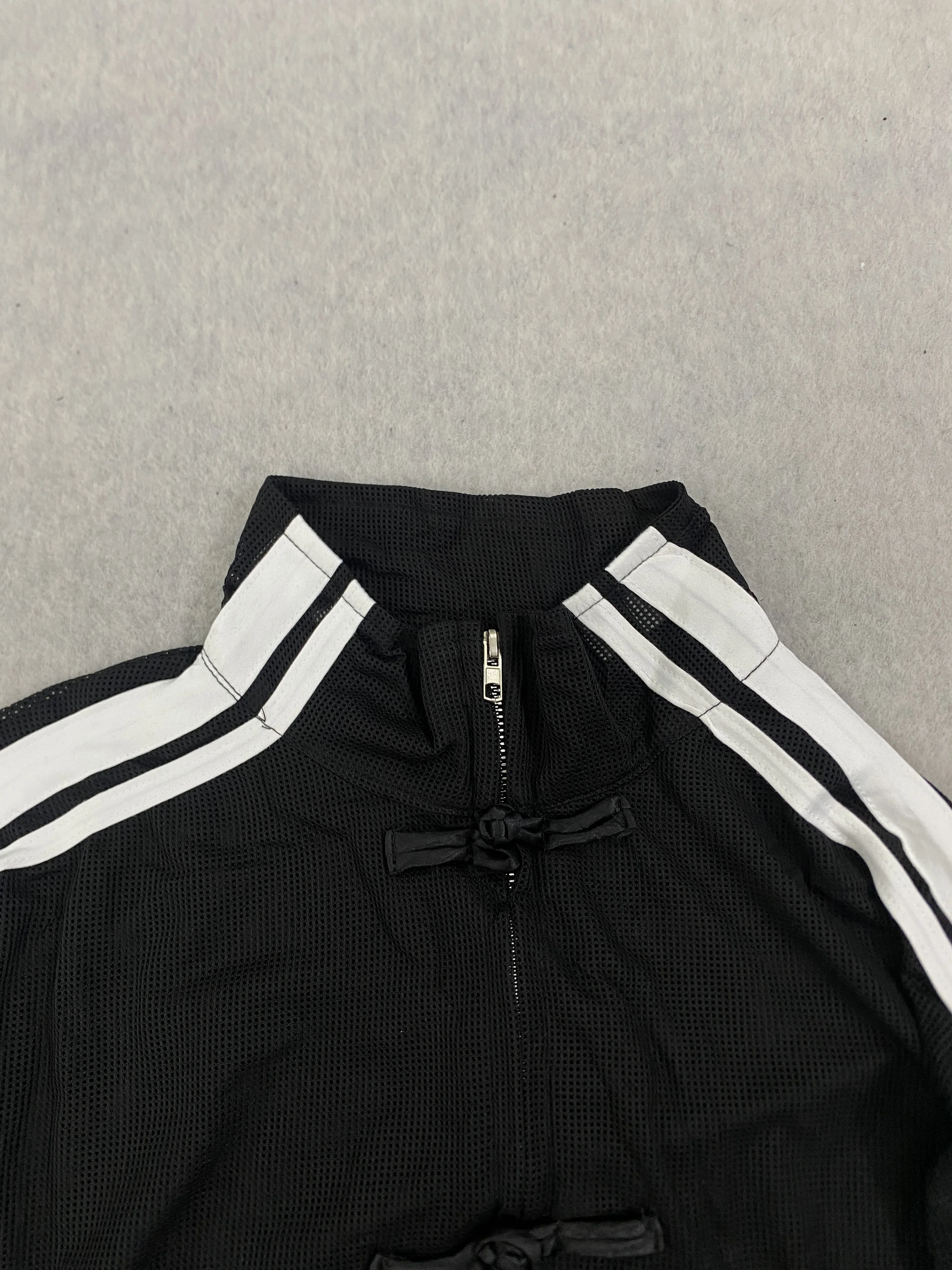 Neue Jacke im chinesischen Stil mit Schnallendesign für den Sommer, dünner, transparenter Cardigan mit Stehkragen. – Detail 6