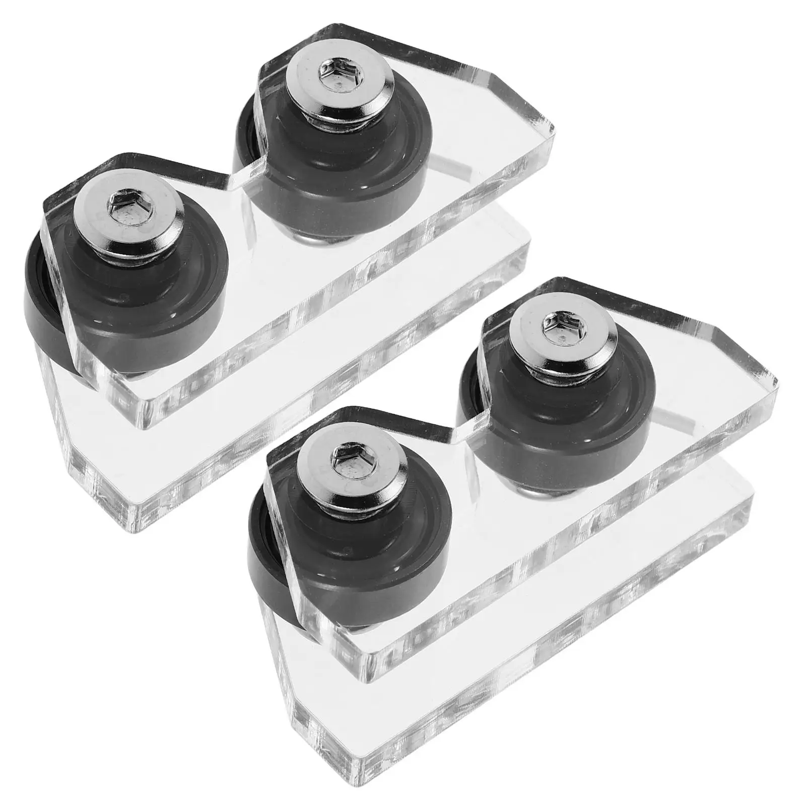 

2Pcs Billiard Roller Inspection Tester Pool Tip Tool Shaper Acrylic Straightness Checker Measurement Balance