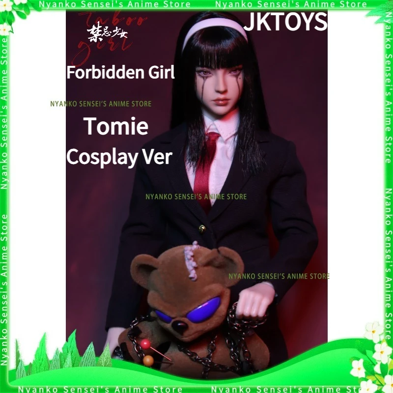 

In Stock JKTOYS Forbidden Girl Tomie Cosplay Ver. 1/6 Movable Eyes Action Figure Anime Models Toy Doll Gift Collectible