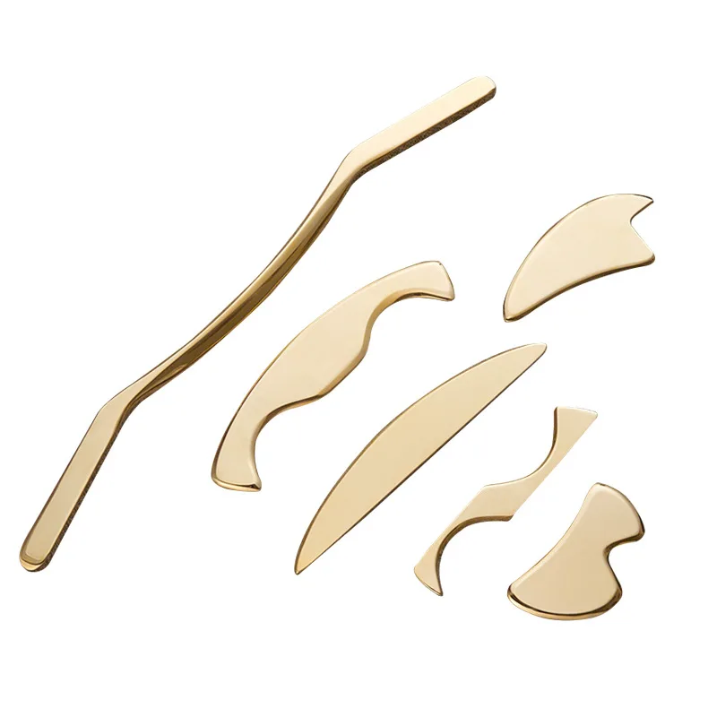 Pure Brass Body Myofascial Release Tool Copper Gua Sha Plate New TMC Massager Muscle Relax IASTM Tools