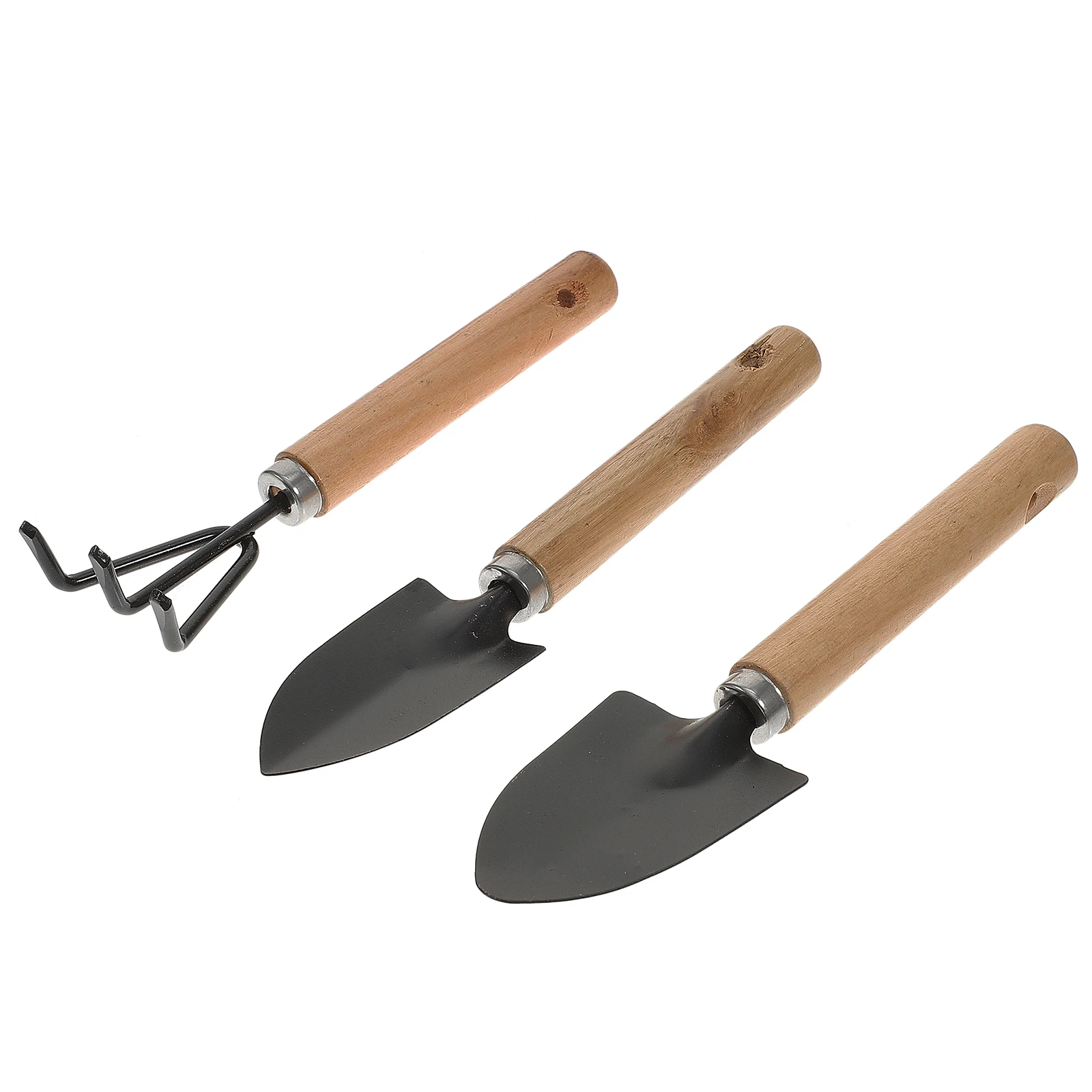 

3 Pcs Three-piece Set of Gardening Tools Camping Trowel Indoor Rake Lightweight