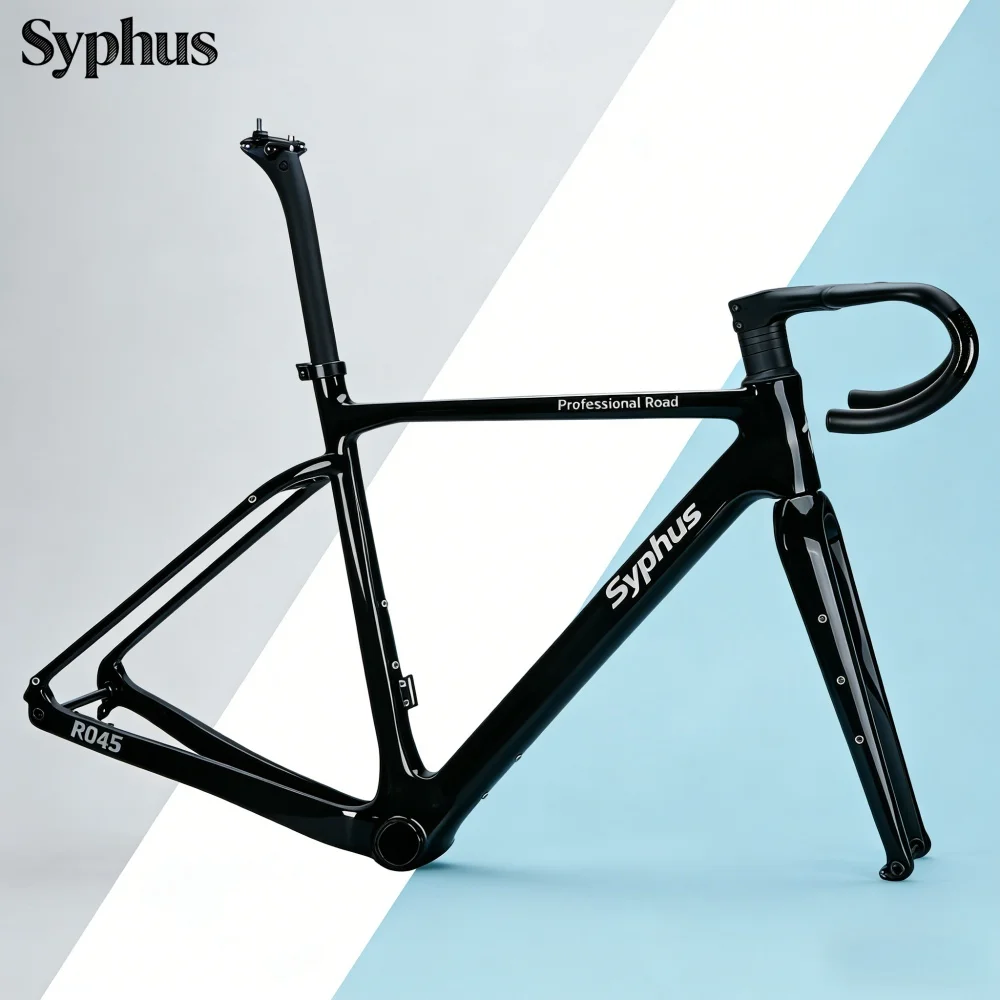 

Syphus Carbon Bike Gravel Frame 700*40C Carbon Bicycle Cyclocross Frame Road Bike Gravel Frame Gravel Road Bike