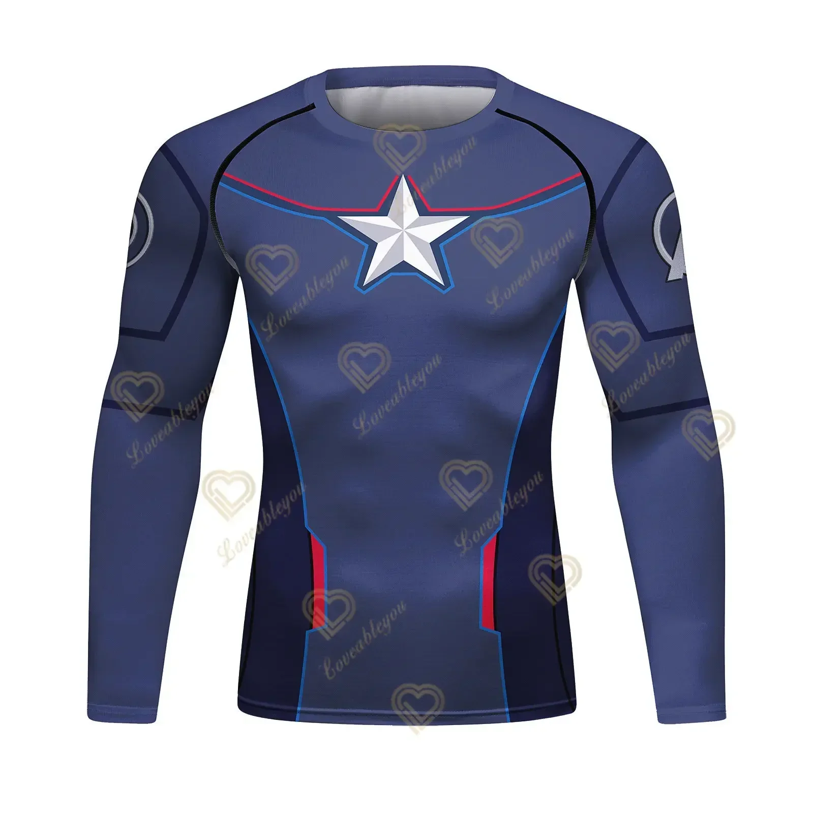 Superhero Spiderman Compression Shirts Men Sport Long Sleeve T-shirt Sportswear Rashgard Jersey Gym Fitness T Shirt Men T Shirt