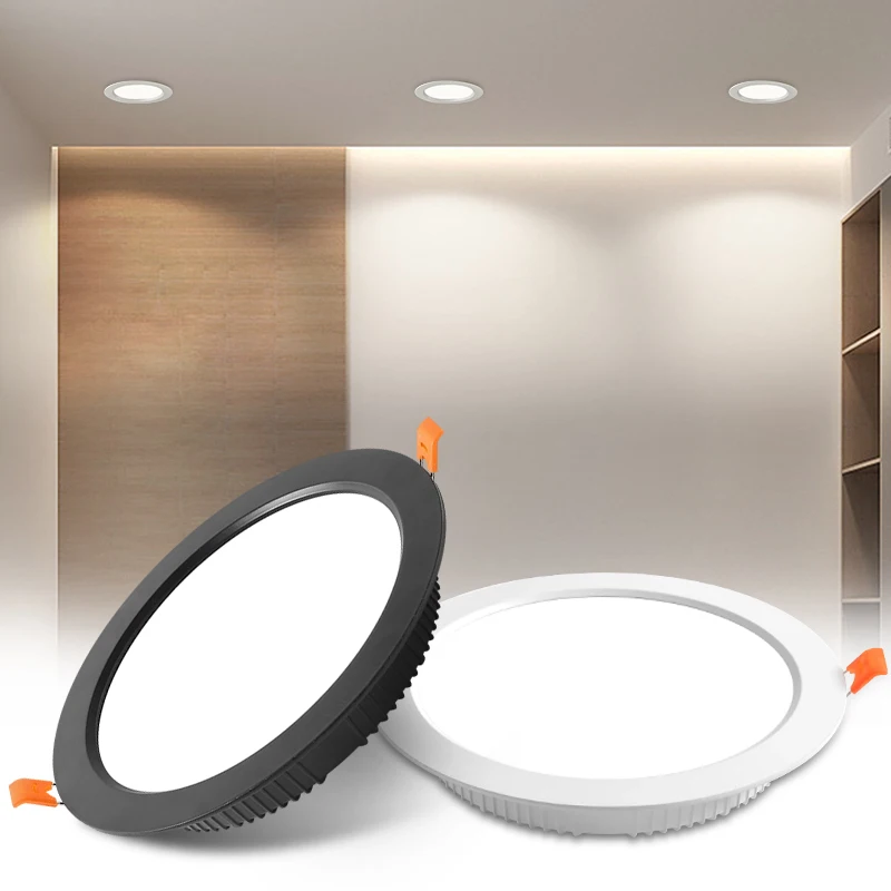 Ultra-thin LED Downlight 220V Recessed Ceiling Lamp Warm Neutral White 3W 5W 7W 9W 12W 15W Bedroom Kitchen Lighting