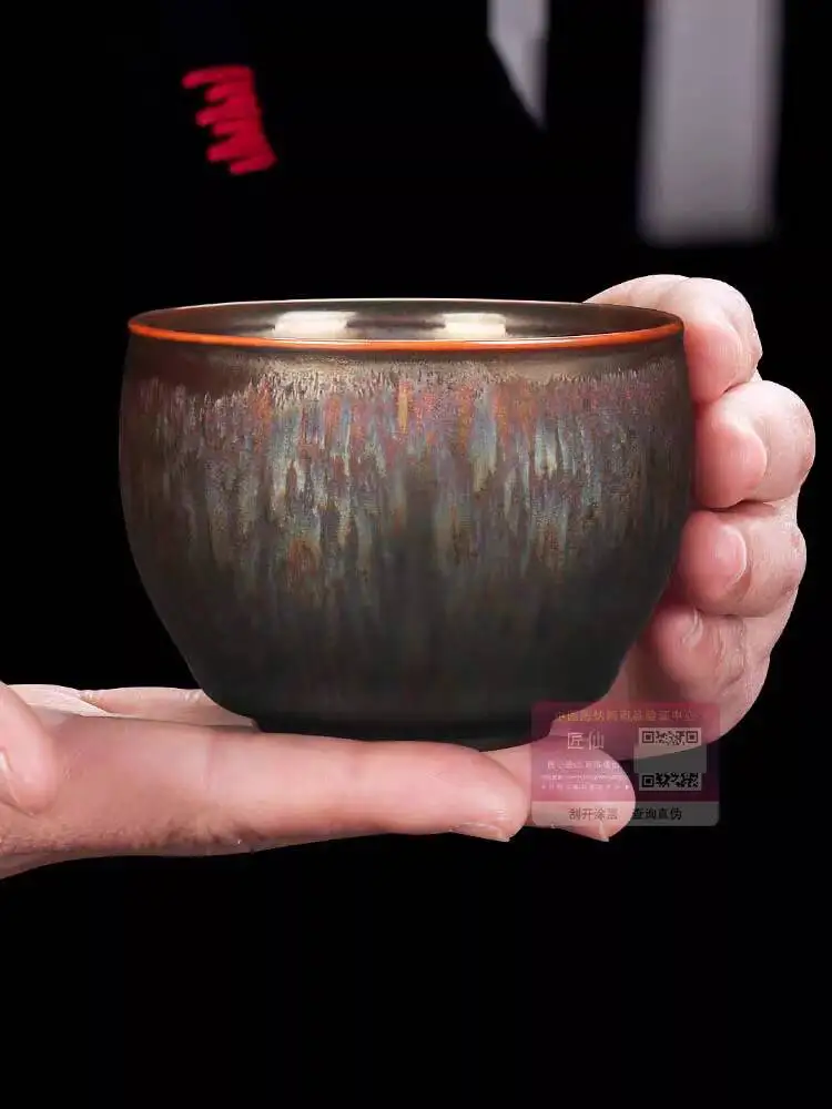 

Craftsman Chen Weichun Famous Jianzhan Master Single High-End Men's Personal Tea Cup Large Size