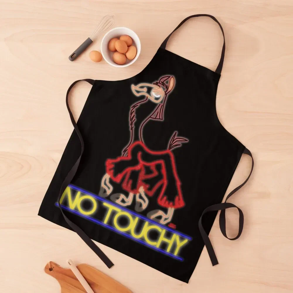 

Kuzco "No Touchy" Apron For Nail Stylist women's work Chef Uniform Women Apron