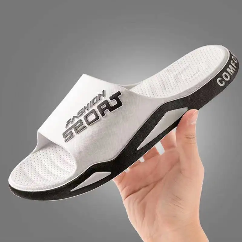 Couple slippers outdoor wear, summer flip - flops, fashionable swimsuits, non - slip indoor and home sandals