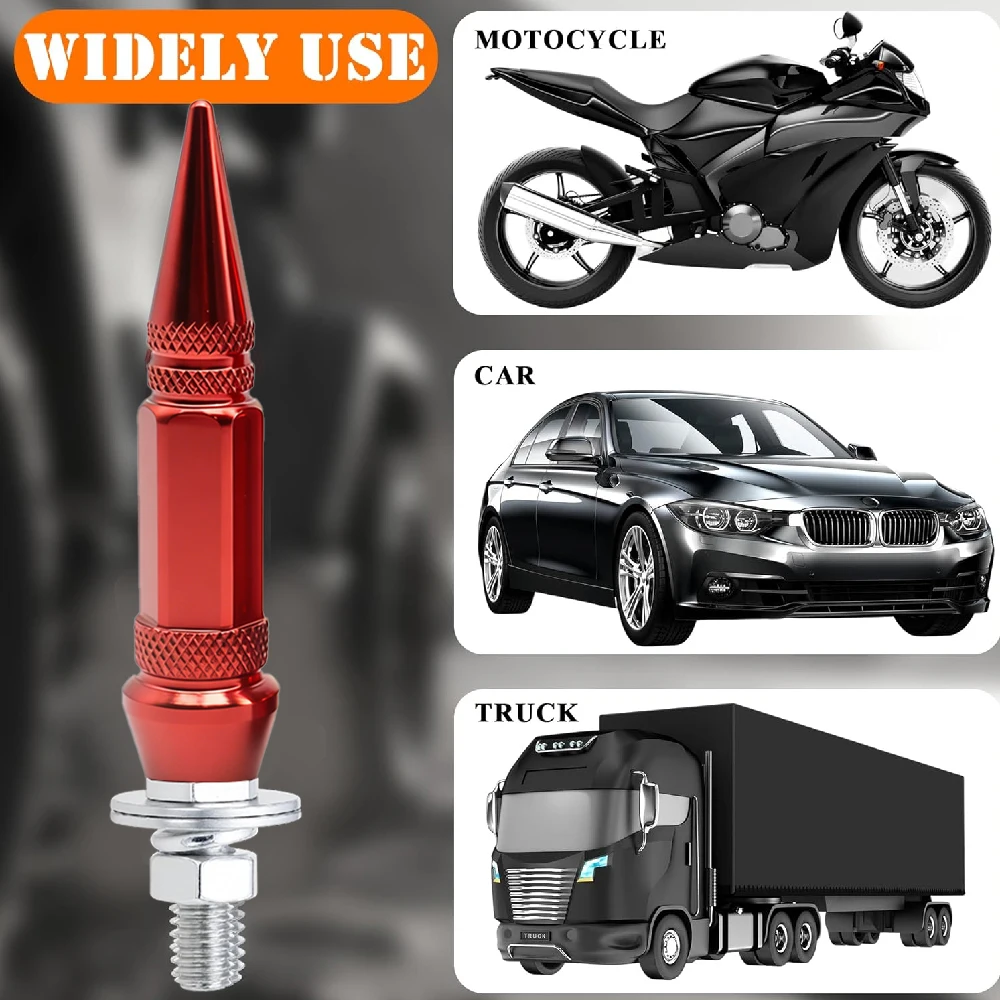 4pcs  Anti-Theft License Plate Screws,Security Car Tag Bolts Fasteners Kit,Rustproof Exterior Decor Accessories for Most Cars