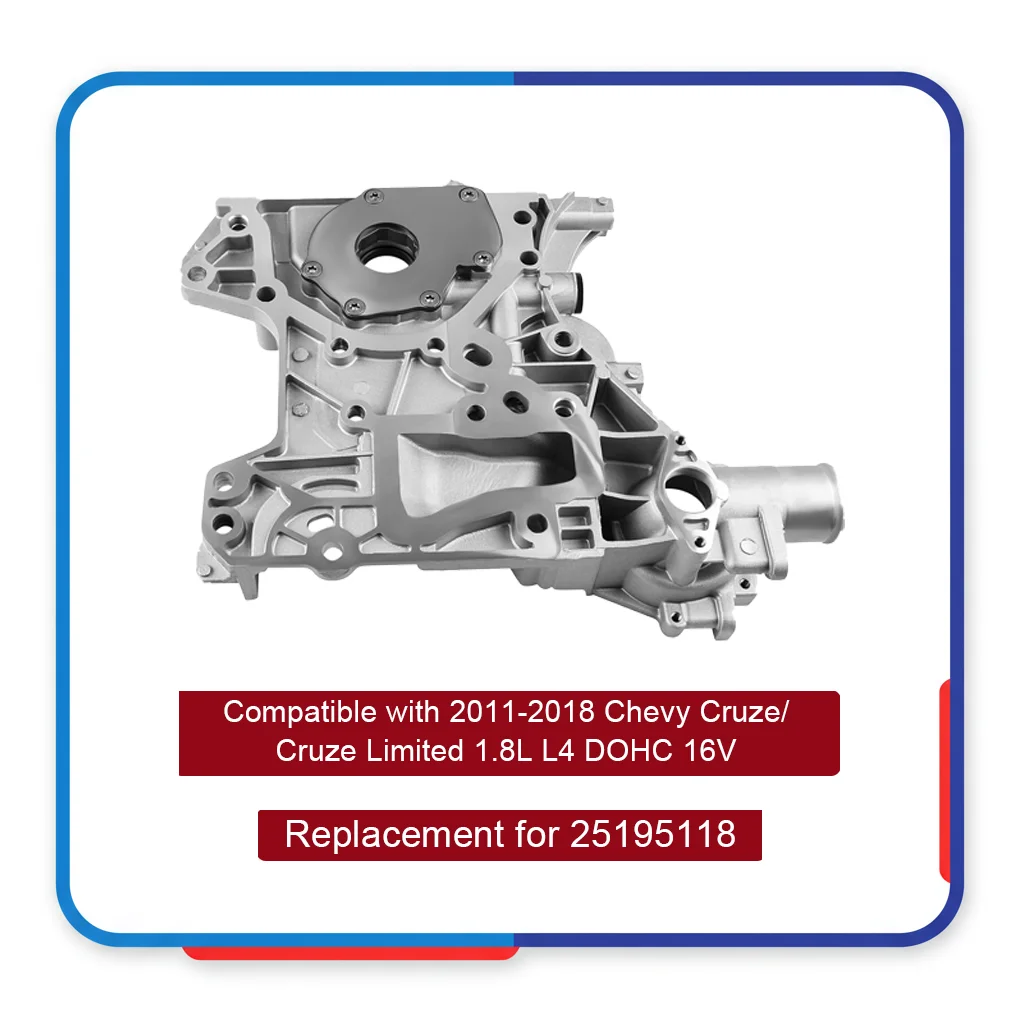 OEM 25195118 Car Engine Oil Pump For Chevrolet Cruze Cruze Limited 1.8L  L4 DOHC 16V 2011 2012 2013 2014 2015 2016 2017 2018