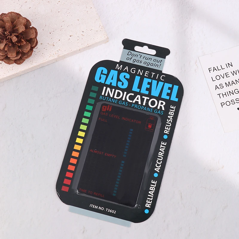 Gas Tank Level Indicator Gas Liquid Crystal Thermometer Meter Propane Butane LPG Fuel Gauge