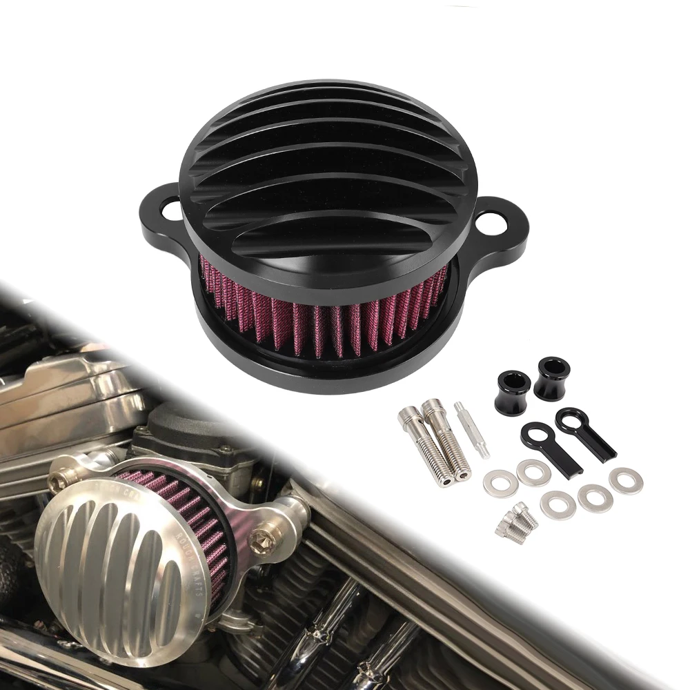 

Motorcycle Air Filter Cleaner Intake Filter System Kit For Harley Sportster XL883 XL1200C 48 72 Forty Eight Seventy Two 91-2022