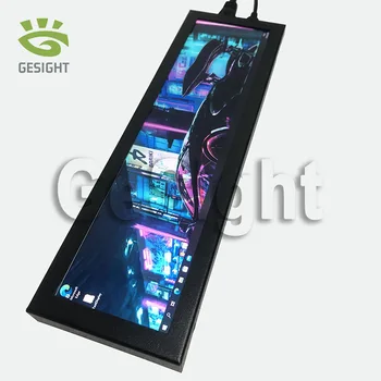 Aida64 long strip display for Raspberry Pi 8.8 inch IPS LCD screen 1920x480 with HDMI driver board for PC second monitor