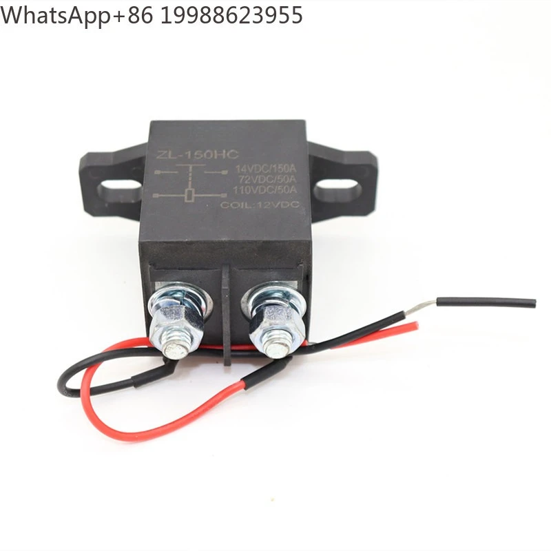 Automotive New Energy Start Long Time Relay Arc Extinguishing Dc Contactor With Strong Magnetic Field 150A12V24V48V72V