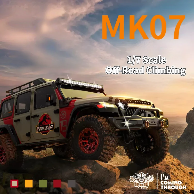 

Crobolt MK07 1/7 RC Car 4WD Off-road Climbing Buggy Crawler Vehicle Remote Control with Dual Speed Differential Lock Model Toy