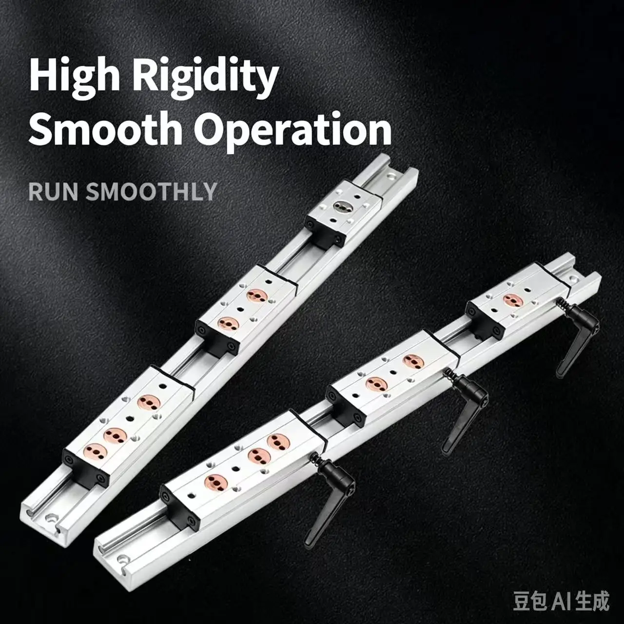 SGB10 3/4/5 Wheel Locking Slider Block SGR10 High-speed Operation Silent Aluminum Alloy Built-in Dual-axis Linear Guide Rail